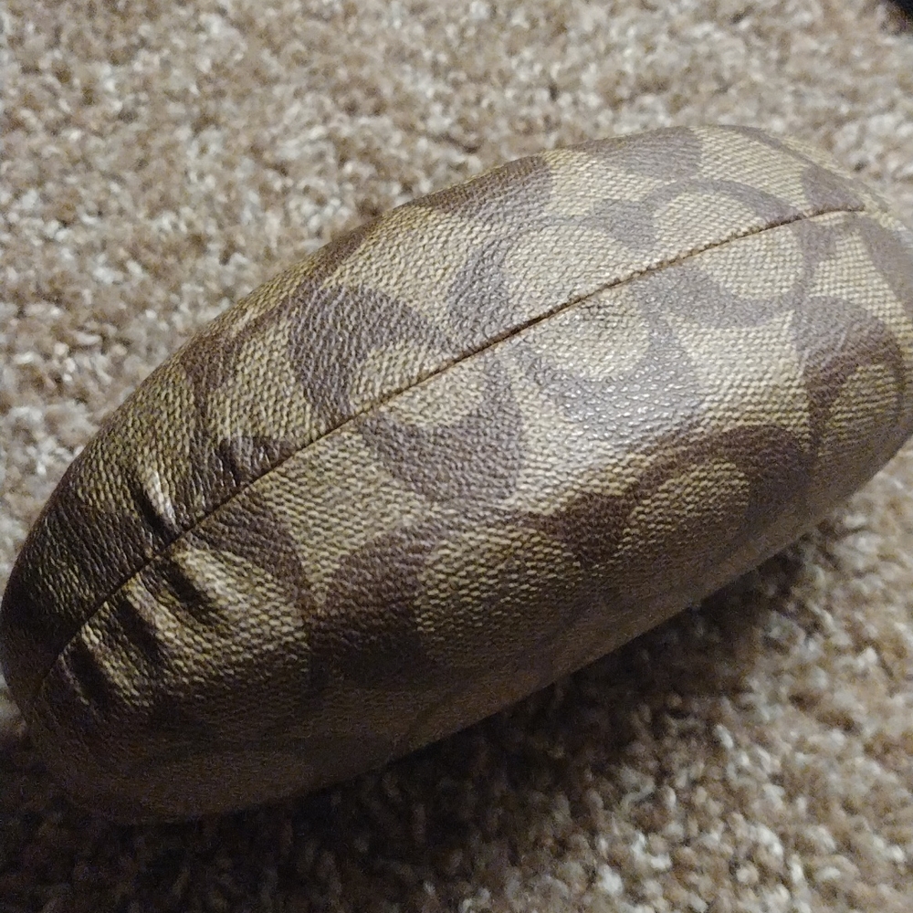 Authentic Designer Coach Monogram Sunglasses Case - image 7